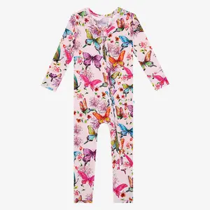 Watercolor Butterfly Convertible One Piece