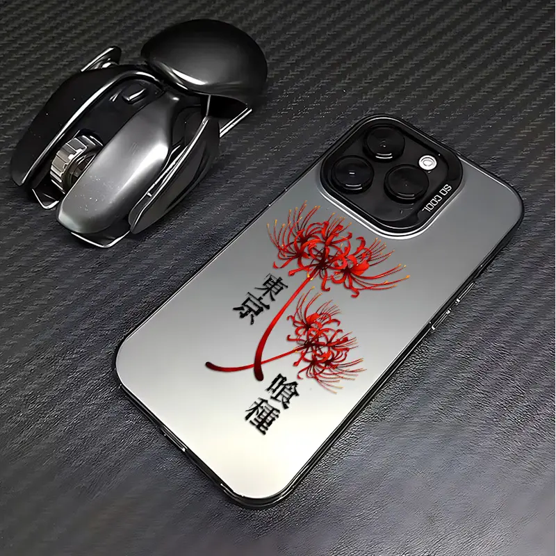 Matte Tokyo-Style Pattern Protective Smartphone Case - Anti-Drop, Shockproof Transparent Soft Cover for iPhone 16/15/14/13/12/11 Pro Max/Pro/Plus, Unisex Mobile Phone Accessories