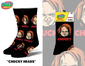 Chucky Logo - Mens Crew Folded