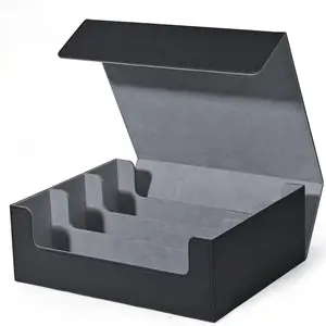 Card Storage Box, 1 Piece PU Leather Card Holder with Magnetic Closure, Durable & Fashionable Storage Solution for Magic Game Card