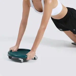 Abdominal Muscle Training Wheel with Knee Pad, Silent Abdominal Muscle Trainer, Core Strength Training Wheel, Abdominal Roller Wheel, Ab Training Fitness Equipment for Home Gym, Abdominal Workout Wheel