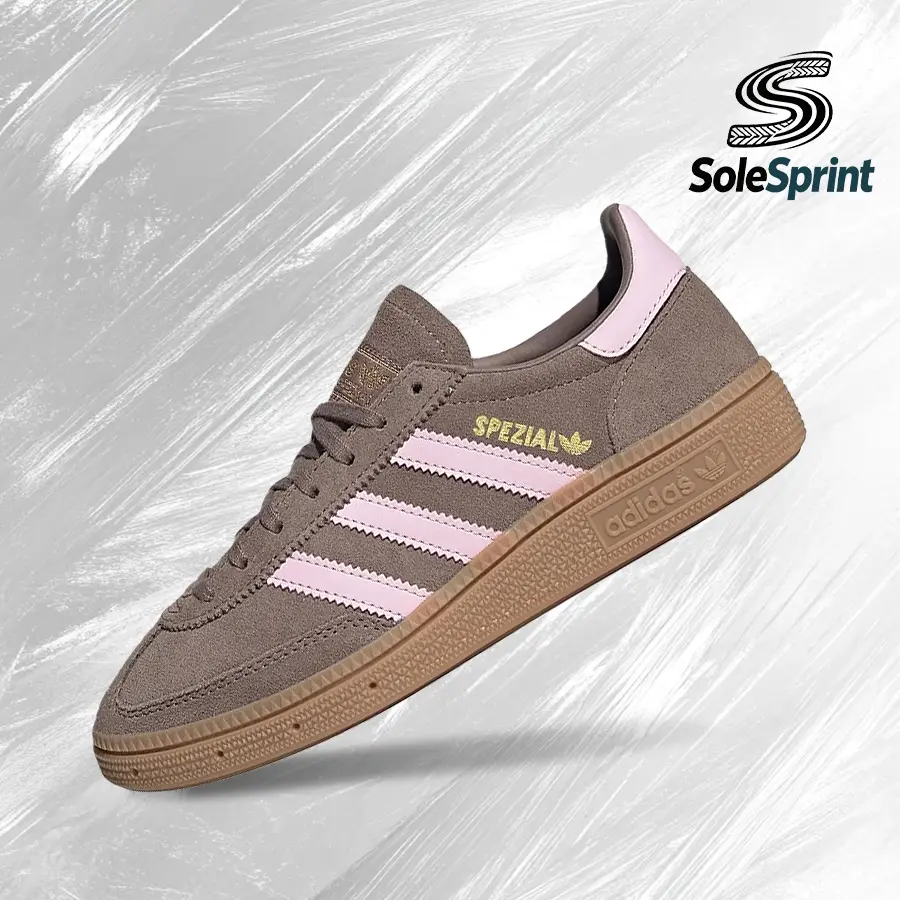 Adidas Handball Spezial J 'Trace Brown' (GS) Vintage Suede Shoes, Sporty Chic Style for Streetwear with Shock-Absorbing Comfort HQ5039, Casual Wear, Shock-Absorbent