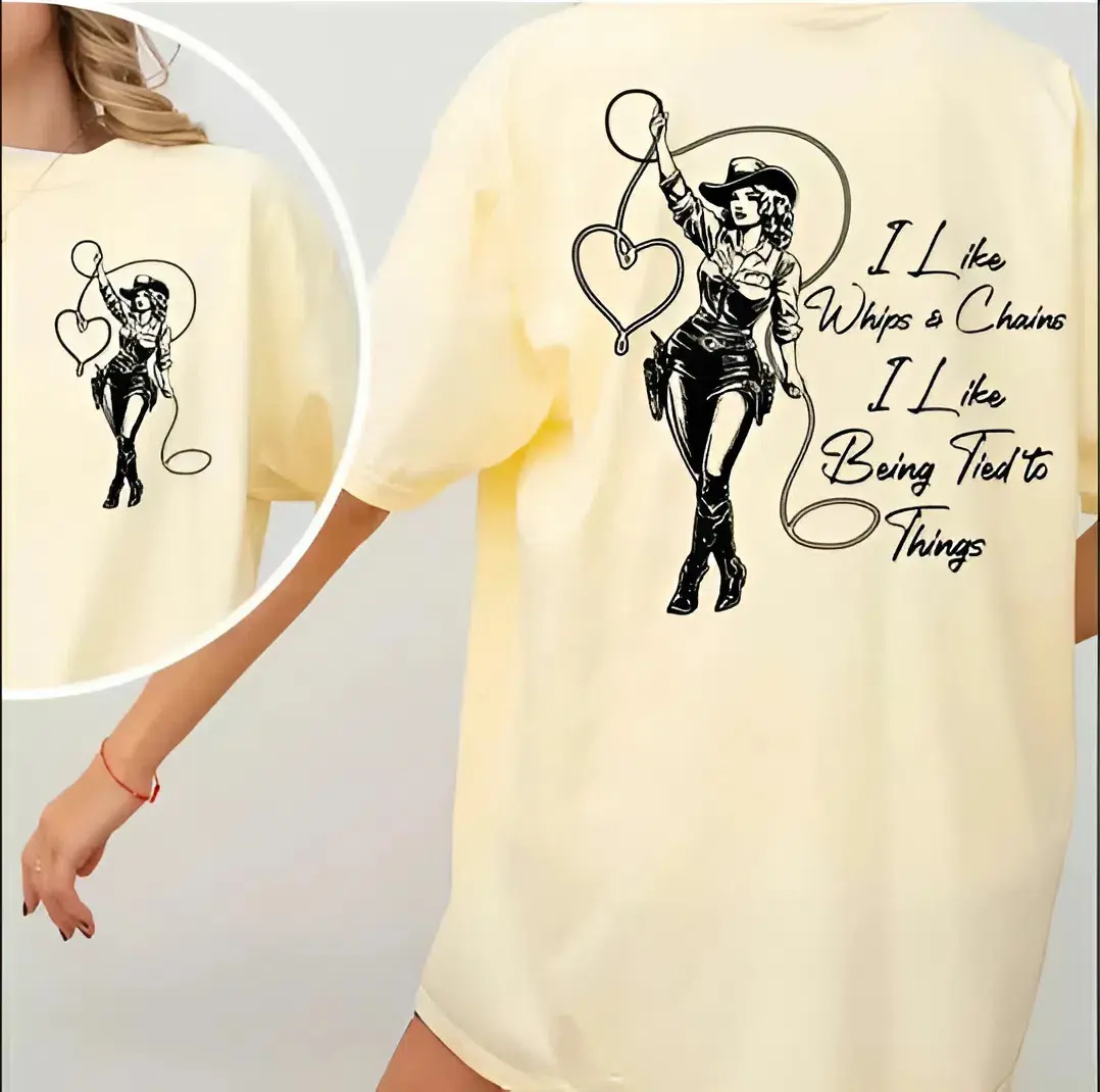 Comfort Colors I Like Whips and Chains Jessie Concert T-Shirt,  country Tee, Western Shirt, for men and women