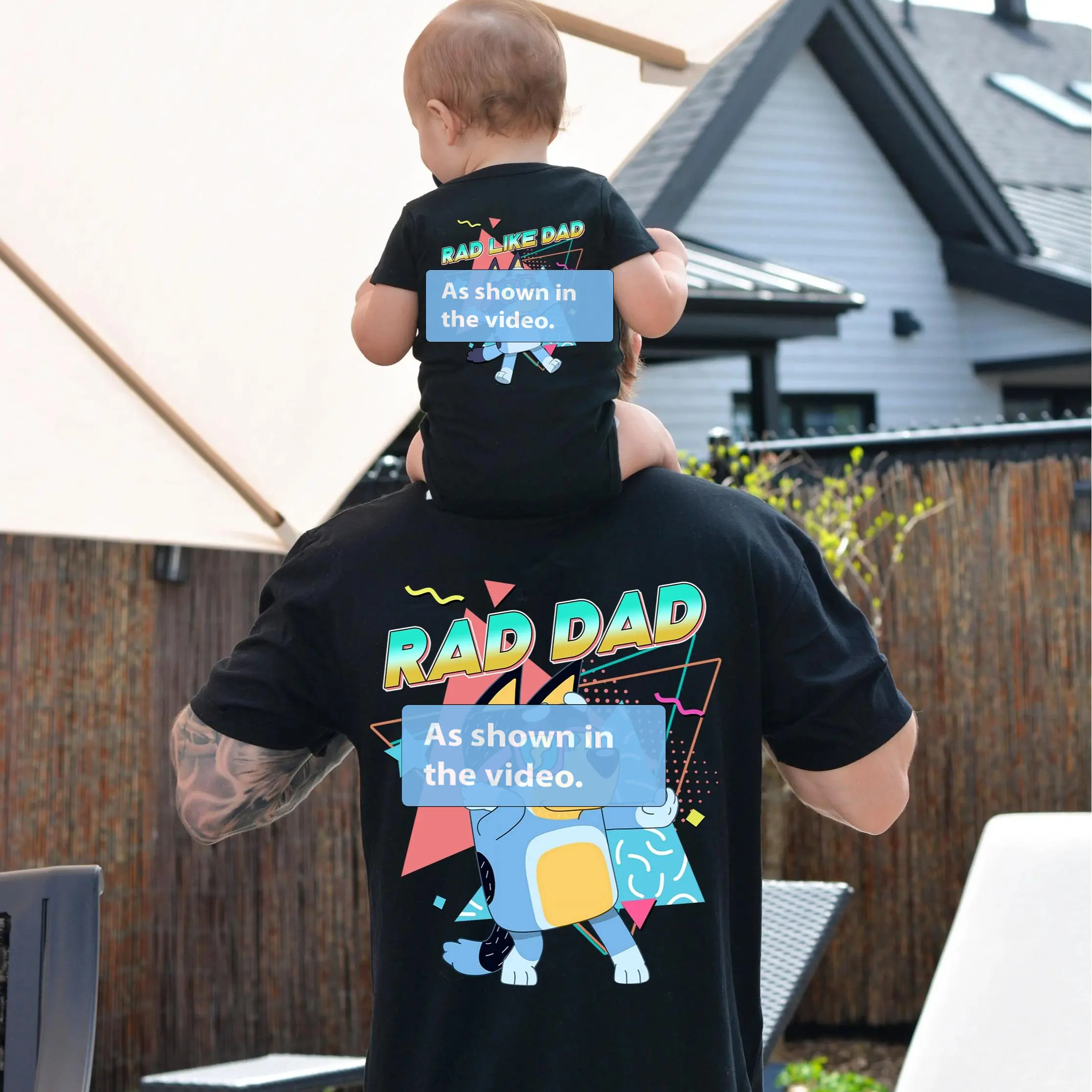Rad Like Dad T-Shirt, Father's Day Shirt, Rad Dad Shirt, Family Family Matching Shirt