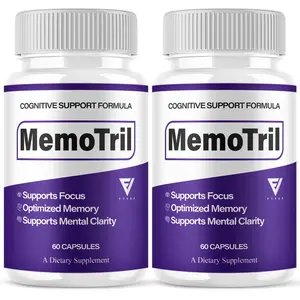 (2 Pack) Memotril Memory Capsules, Memo Tril Advanced Formula (120 Capsules)