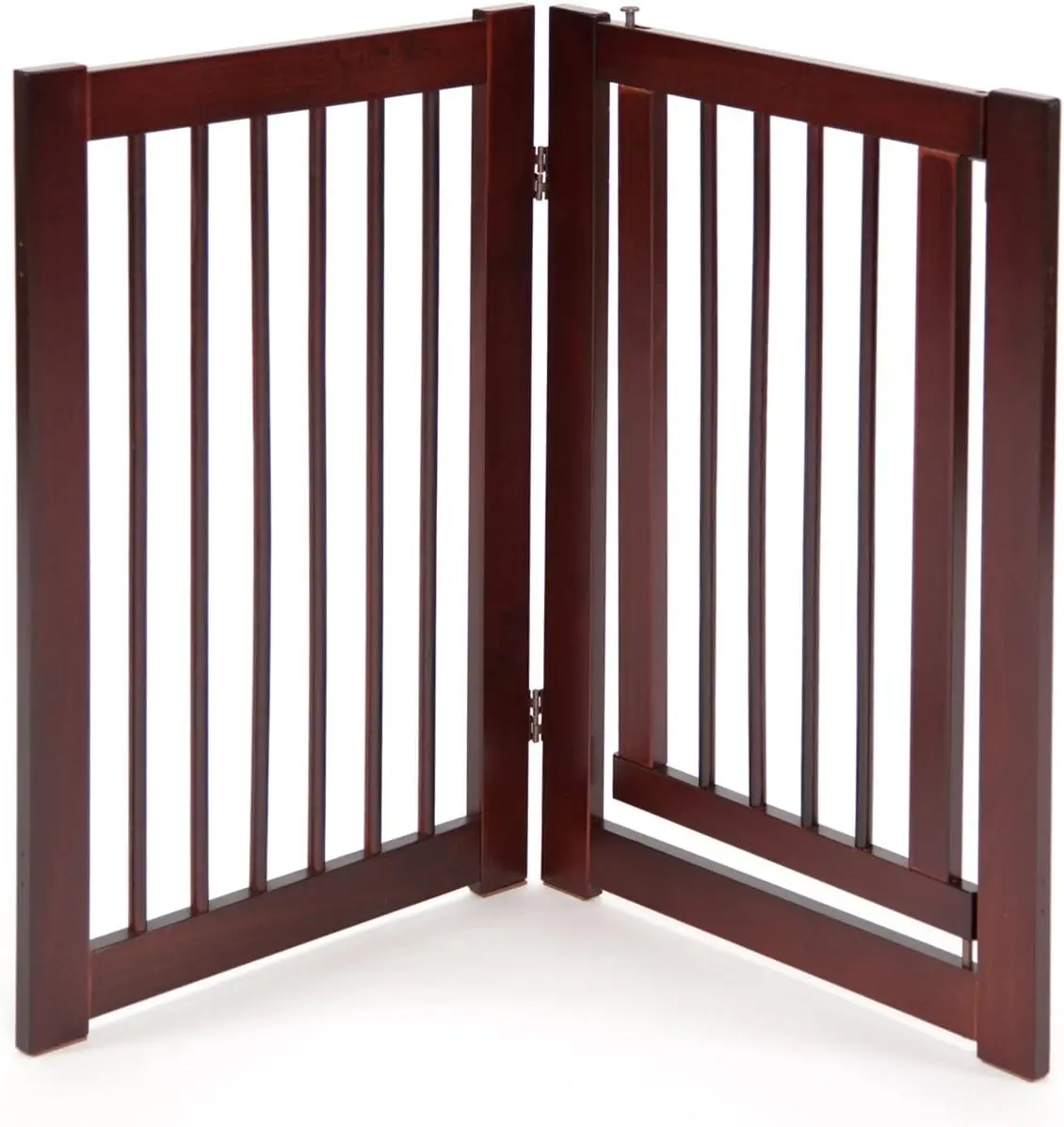Primetime Petz Universal Walnut Wood 360 Space-Saver Walk-Through Folding Dog Gate Extension Kit, 30in Height