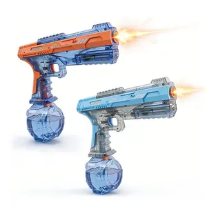 High Powered Electric Squirt Gun – LED lights, simulated recoil and large capacity, perfect for summer outdoor water games, parent-child interaction and holiday gifts for all ages.