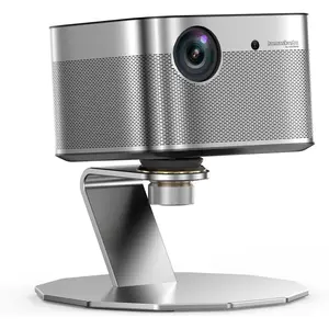 Portable Desktop Projector Stand - Adjustable Angle Projector Mount with 1/4" Screw, Universal Fit for Mini, Pico,  Theater, Office, Outdoor Projectors - Lightweight & Compact Design- Dark Dray