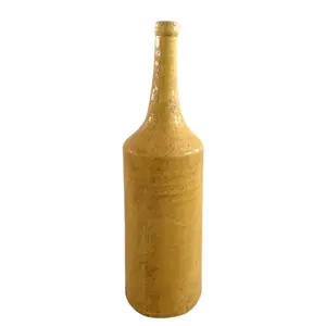 212 MAIN Dark Brown Modern Ceramic Tall Vase - Large, Easy-to-Wipe Decorative Vase, Home Decor Accessory for Home Supplies, Modern Ceramic Vase