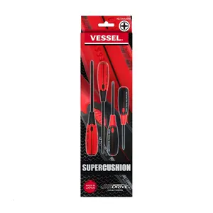 Vessel  4 Piece Super Cushion JIS Screwdriver Set