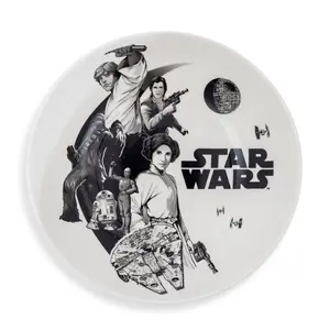 Star Wars Collage 9-Inch Ceramic Coupe Dinner Bowl