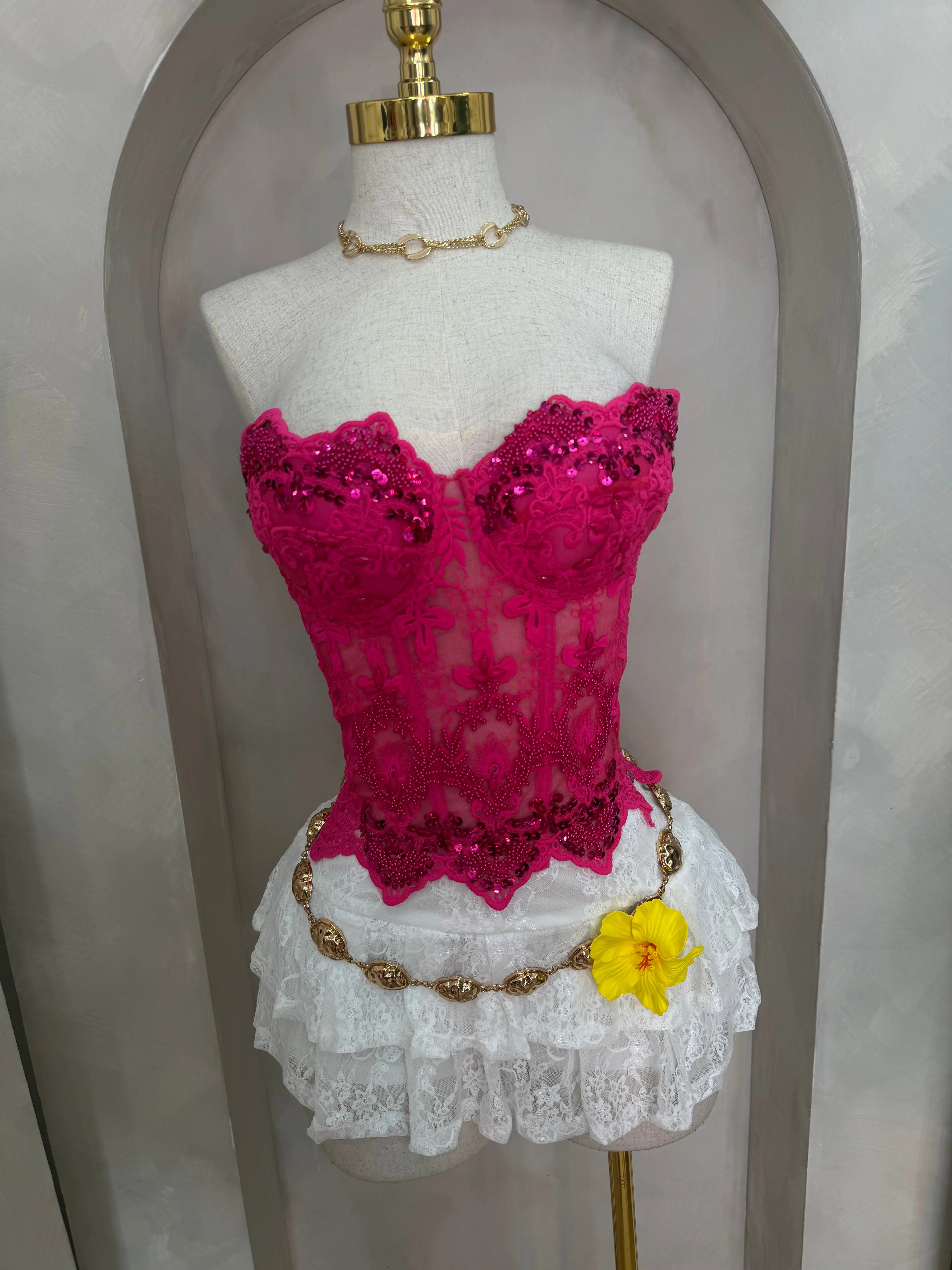 KG Corset Fushia