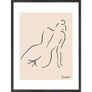 Picasso Silhouette - Artistic Wall Decor Print for Room Aesthetic and Vibe