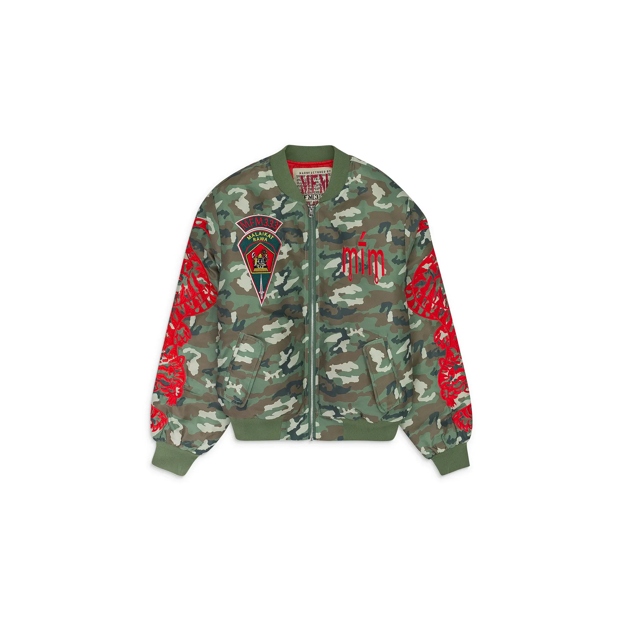 SPECIAL OPS BOMBER JACKET "Green / Red" MDR XOTW 0001