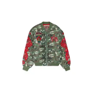 SPECIAL OPS BOMBER JACKET "Green / Red" MDR XOTW 0001