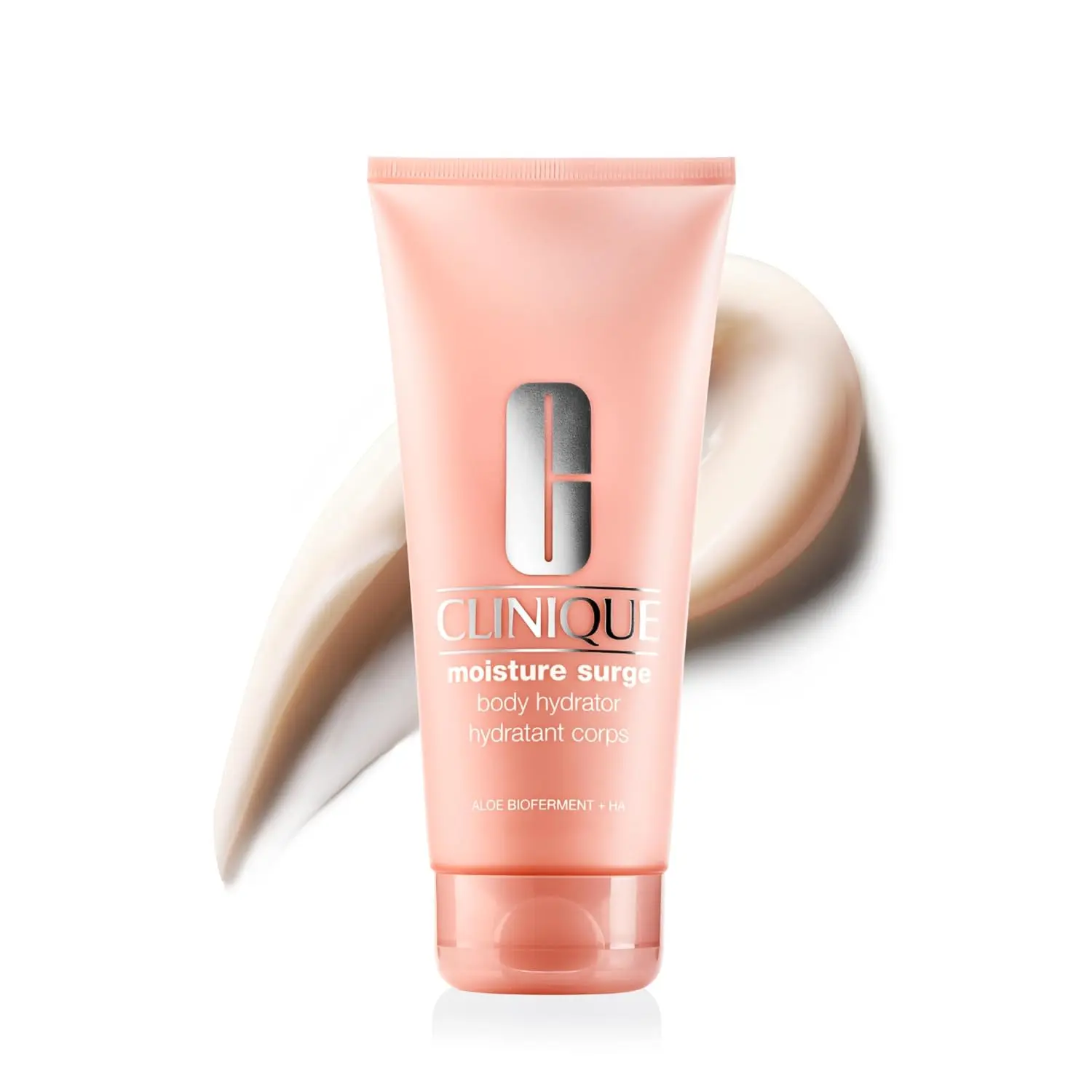 Clinique Moisture Surge Body Hydrator Lotion with Aloe Bioferment, Hyaluronic Acid + Glycerin |   Hydrating, Moisturizing + Lightweight, 6.7 Fl Oz