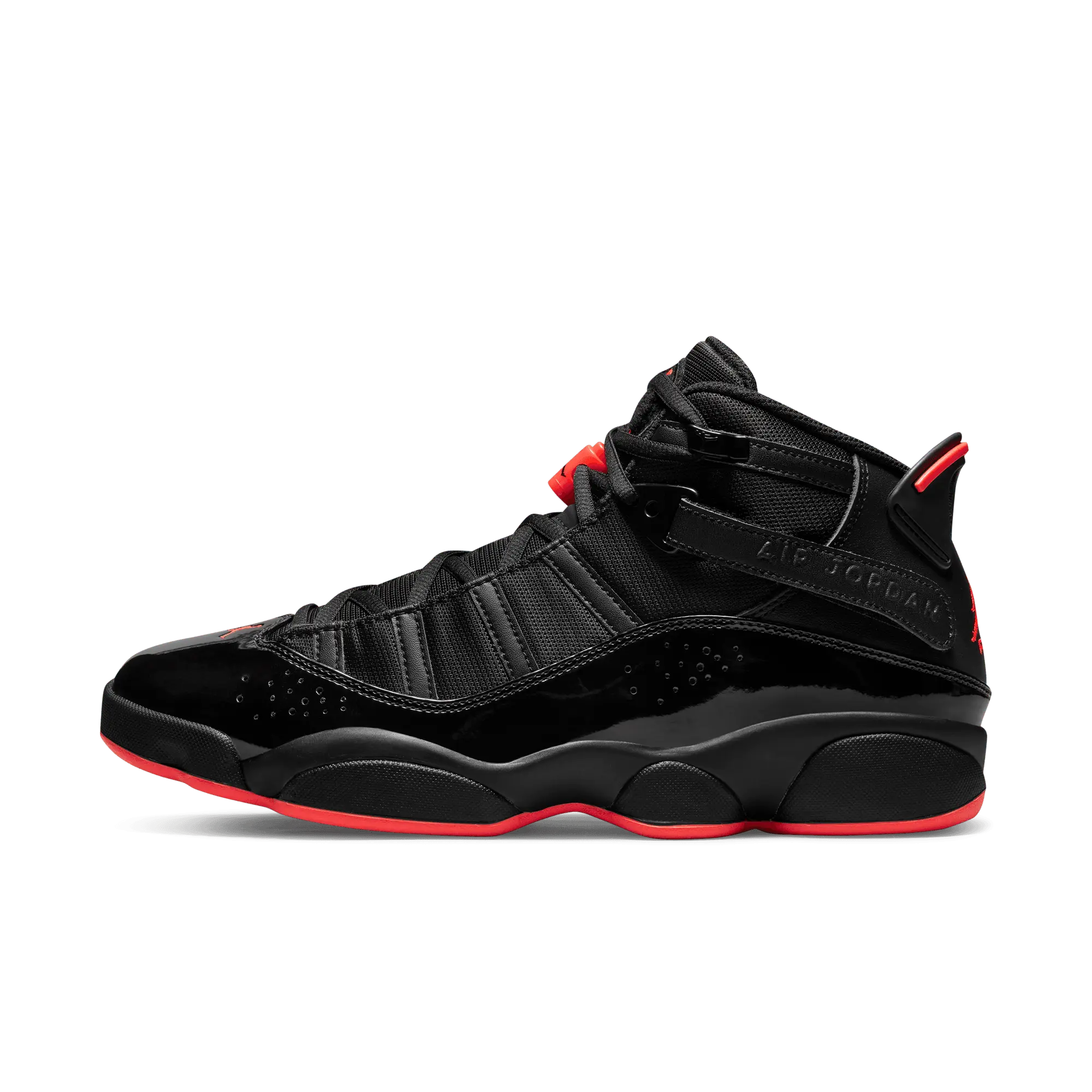 Air Jordan 6 Rings Men's Leather Sneaker, Low Profile Casual Trainer Footwear with Lightweight Phylon Foam, Trainer Shoes, Sneakers Trainer Shoes