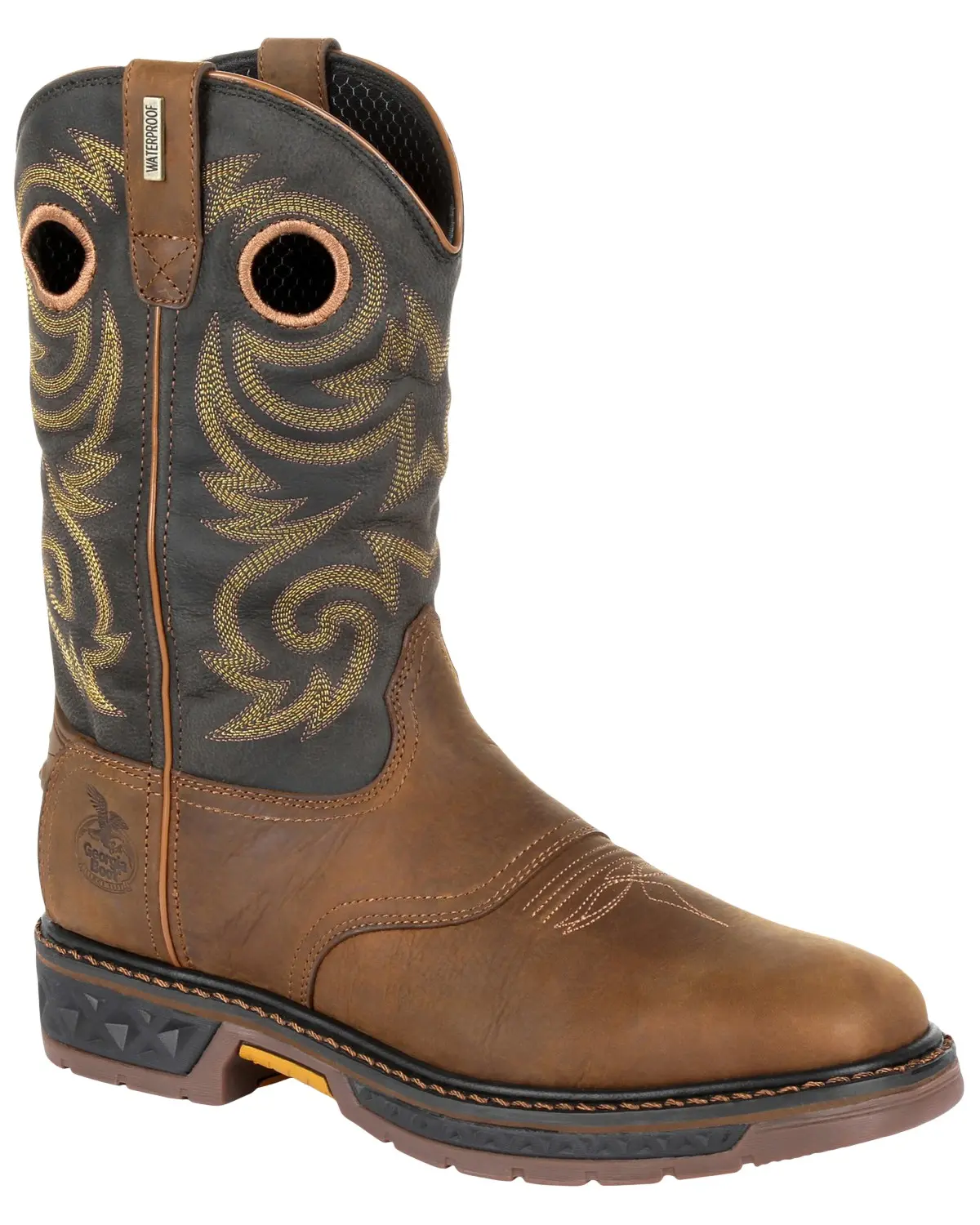 Georgia Boot Men's Men'S Carbo-Tec Lt Waterproof Western Work Soft Toe - Gb00266