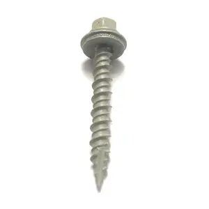 Hillman Fasteners 250489 LB 10 x 1 in. Metal to Wood Self-Drilling Roofing Screws, Grey