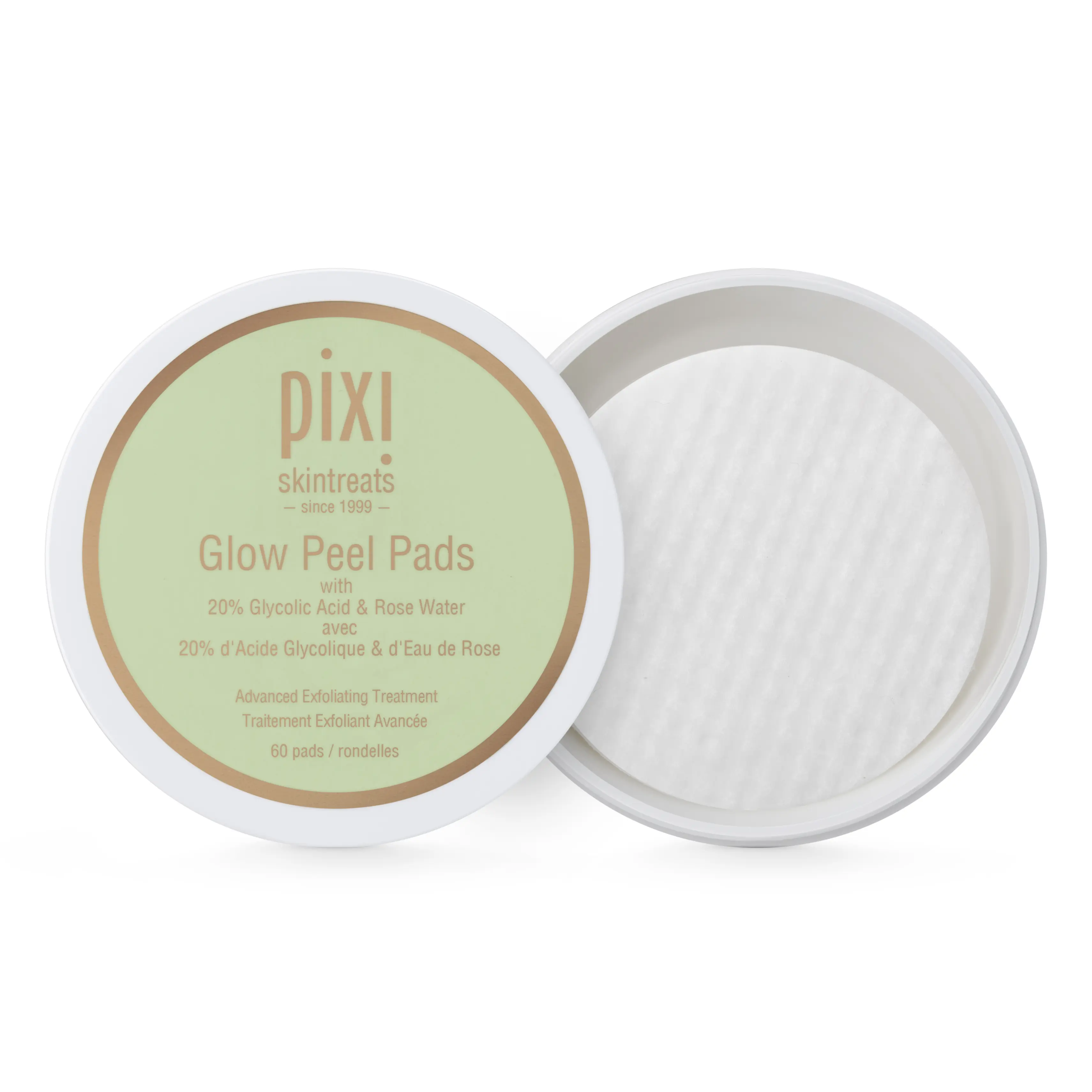 Pixi Glow Peel Pads - Gentle Exfoliating Pads with Glycolic Acid