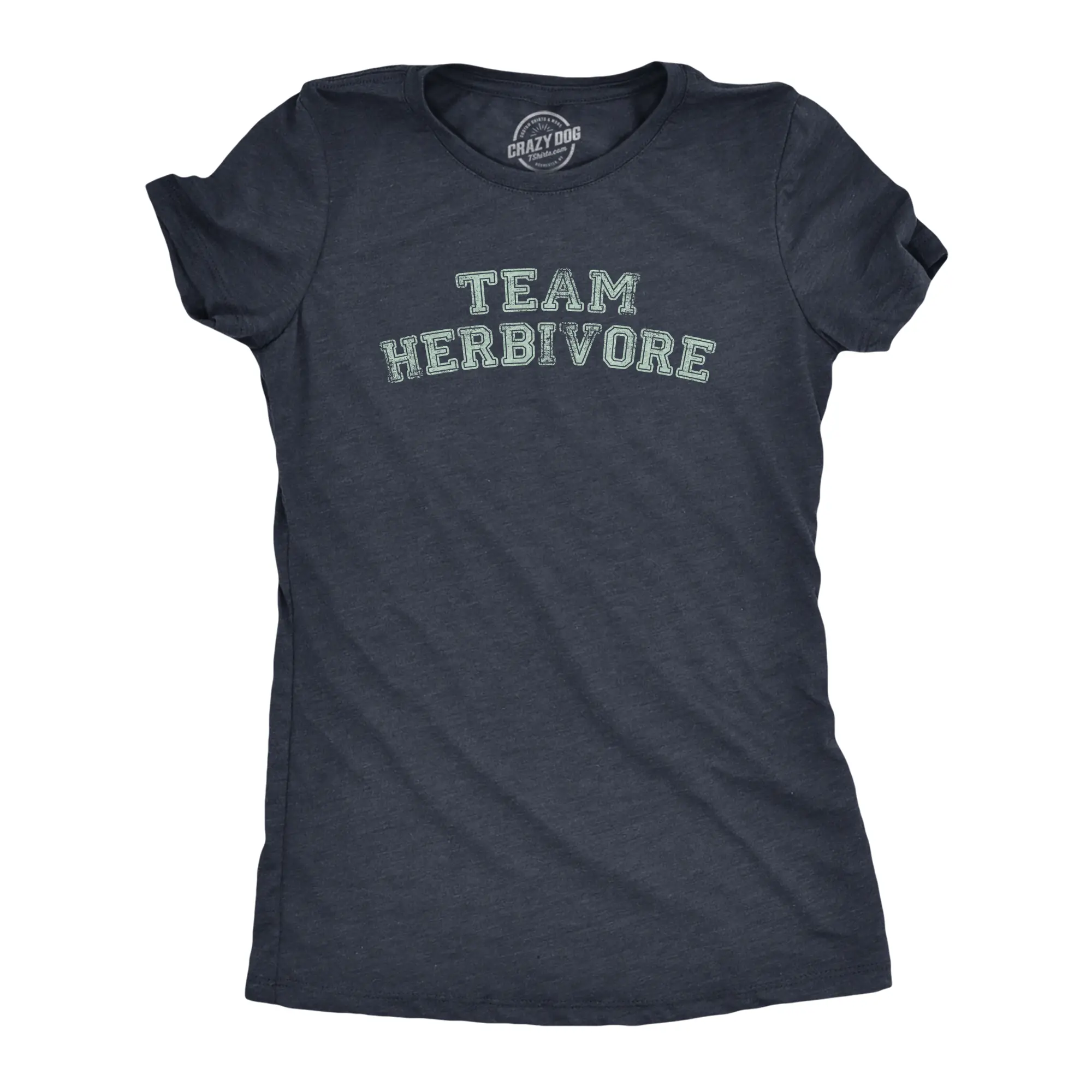 Womens Team Herbivore T Shirt Funny Vegetarian Vegan Lifestyle Tee for Ladies Funny Womens T Shirts Cute Vintage Fashion Casual Ladies T-Shirt Gift Sarcastic Tops for Women Funny Food Top Women's Novelty Tees Navy -