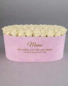 Personalized Oval Rose Keepsake