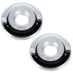 2PCS Angle Grinder Flange Nut with 5/8-11 Inch Thread Quick Release Grinder Nut Metal Angle Grinders Nuts for Replacement and Fixing Cutting Discs