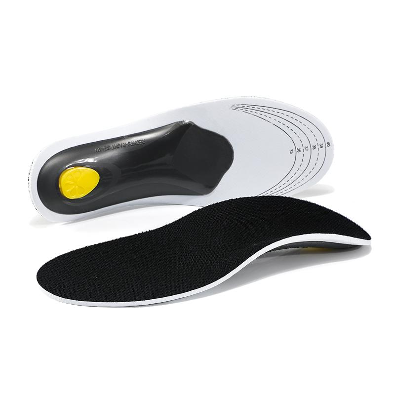 Unisex Fit Arch Support Footwear Insoles - Hardboard Orthopaedic Insoles with Flat Base, Comfortable-to-Wear Cushion Foot Pad for Athletic, Baseball, Cycling Shoes (Shoe Accessories)