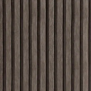 Dark Brown Wood Slat Peel & Stick Wallpaper (17.3" × 160") | Waterproof Self-Adhesive Vinyl for Bedroom Accent Walls