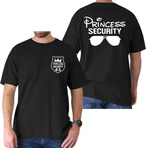 Princess Security Team T-Shirt for Men – Magical Kingdom Graphic Tee, Family Trip and Theme Park Outfit, Matching Vacation Shirt, Casual Short Sleeve Top for Dad, Birthday or Celebration
