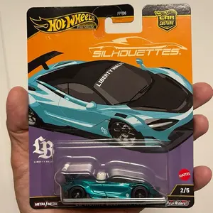 Hw Premium blue McLaren 720s Silhouette LB-works Diecast car 1:64 scale