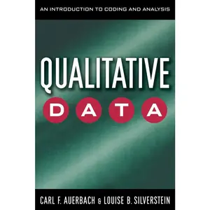 USED Book - Qualitative Data: An Introduction to Coding and Analysis by Auerbach, Carl (Paperback) - english