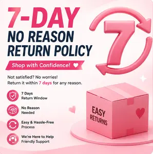 7-Day Hassle-Free Returns – Shop With Confidence, No Reason Needed