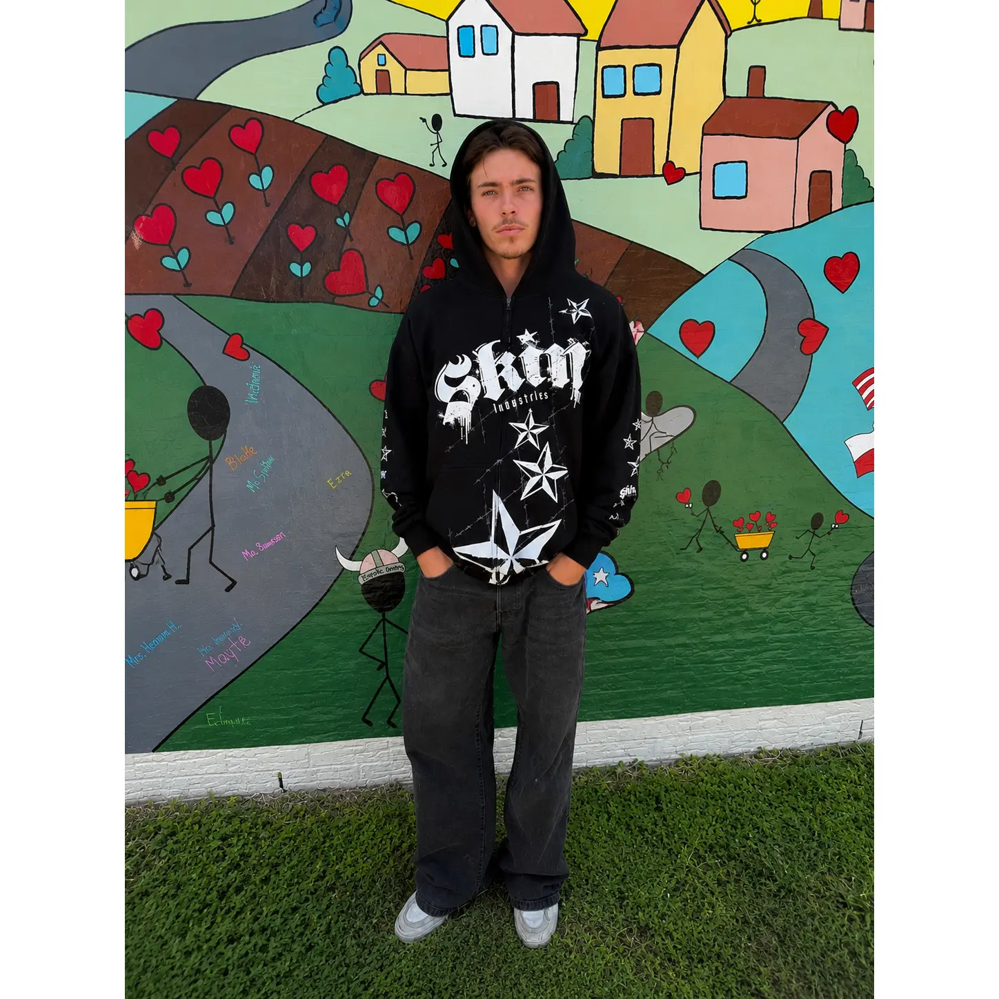 LOCK DOWN - Black | ELITE Zip Up Hoodie