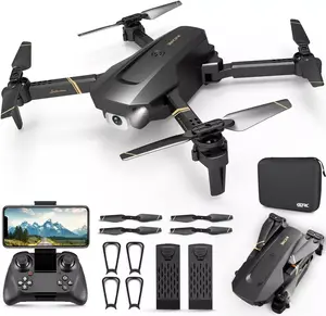 V4 Foldable Mini Drone with Camera - 1080P HD Drone ,3 Batteries,Drones for Adults