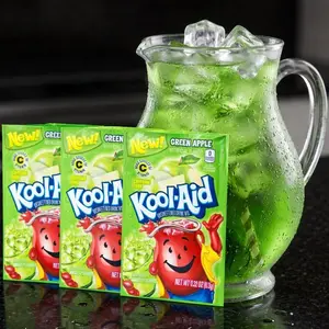 (3 pack) Kool-Aid Green Apple Unsweetened Drink Mix; 0.22 oz; Makes 6 Quartz