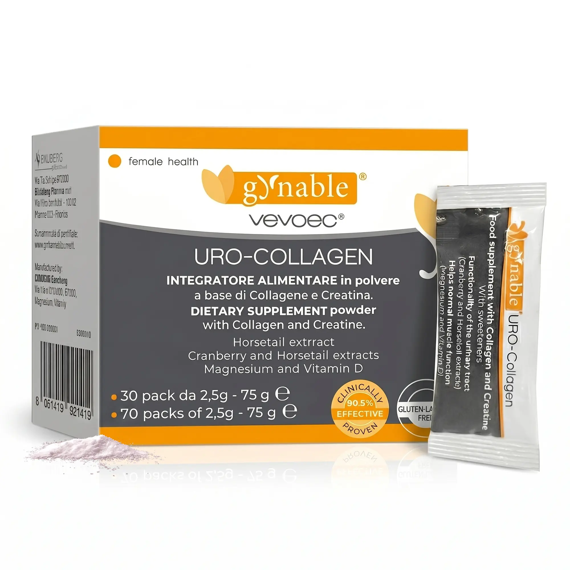 Gynable Uro Collagen for Postpartum Recovery Supports Pelvic Floor Strength, Black Cohosh for Hormone Balance, Vaginal Moisture Dryness Relief, Moistening,Tightening. Bladder Control ,30-Day Supply(with greatest results at 3 months) Summervibes summerwins