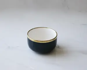 "The Luxury Collection" Blue and White with Gold Trim - Small Bowl