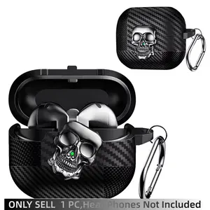 Headphone Case for Samsung for Galaxy Buds3Pro/Buds3/Buds4Pro/Buds4 Magnetic Headphone Case Metal Swivel Latch with Hook Headphone Storage Audio Accessory