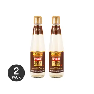 2 Pack Lee Kum Kee 9° Zhen Xuan Rice Vinegar 500ml Each - Premium Seasoning for Asian Cuisine & Salad Dressings