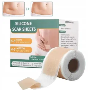 3/2/1 Roll Premium Silicone Scar Removal Sheets, Reusable Effective Remocal for C-section, Tummy Tuck, Keloid