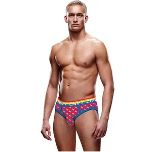 Rainbow Hearts Bubble Butt Jock