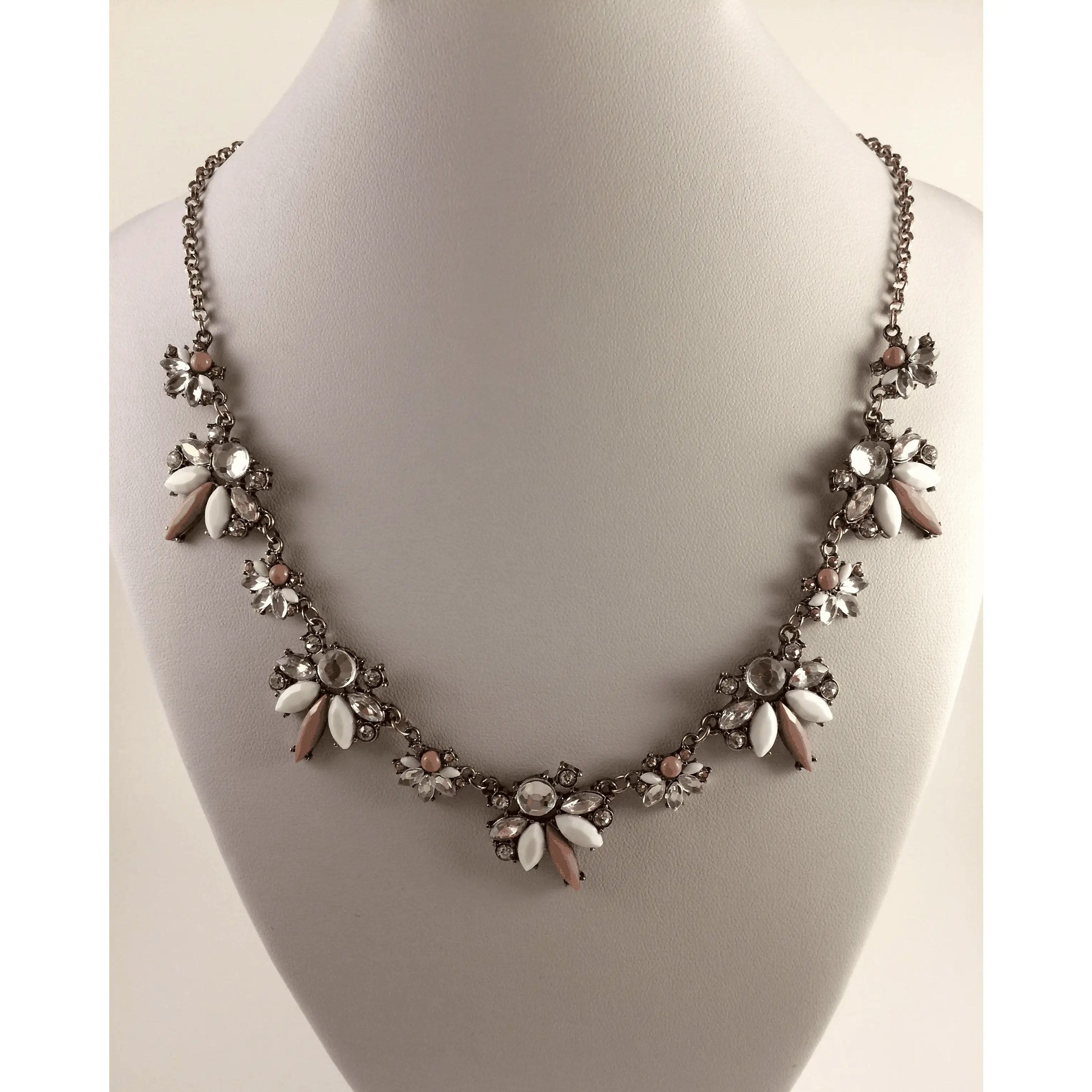 White and Blush Necklace
