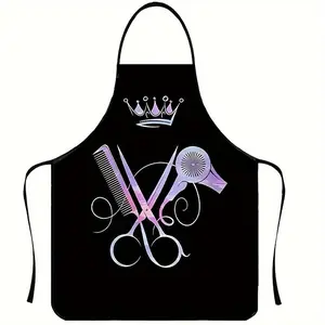 【Essential for Hairstylists】Purple Apron, Dual-Use for Home Cooking & Hair Salon