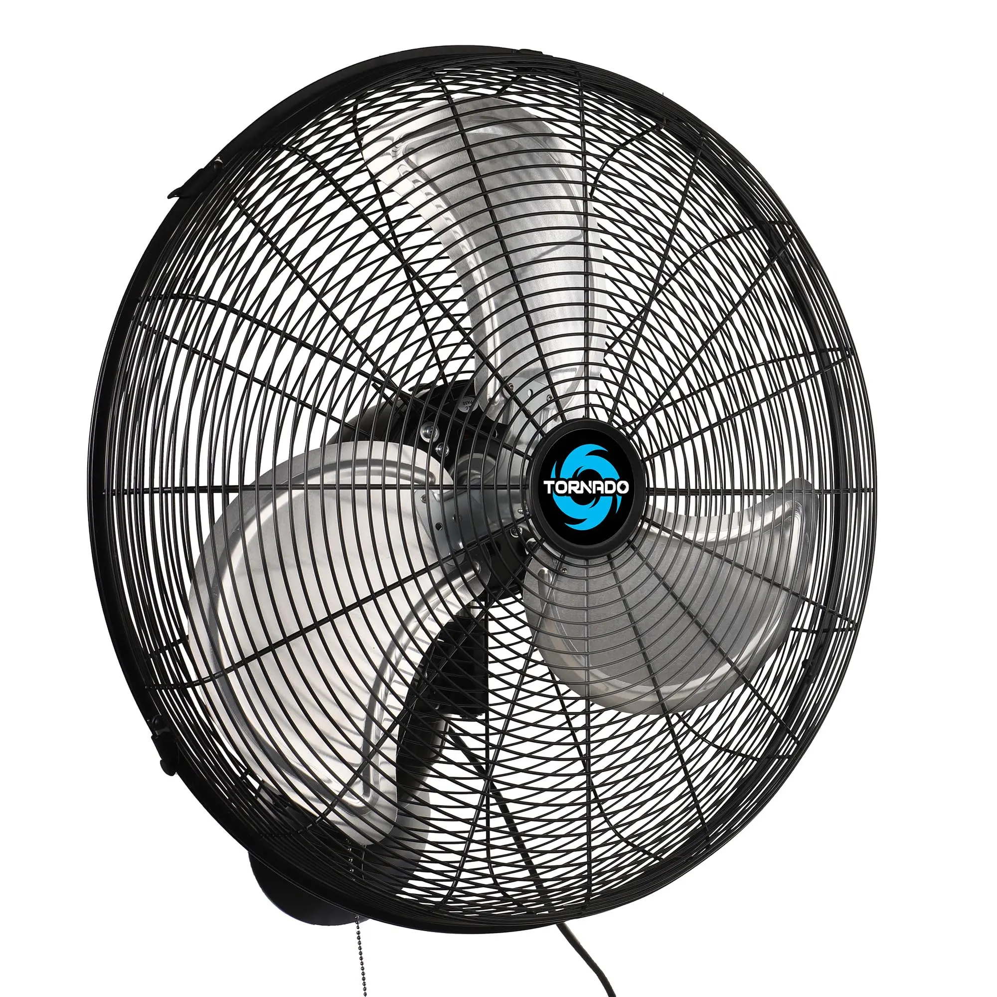 Tornado 20 Inch Pro Series High Velocity Oscillating Wall Mount Fan For Industrial, Commercial, Residential Use 3 Speed 5250 CFM UL Safety Listed
