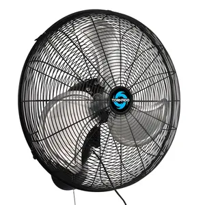 Tornado 20 Inch Pro Series High Velocity Oscillating Wall Mount Fan For Industrial, Commercial, Residential Use 3 Speed 5250 CFM UL Safety Listed