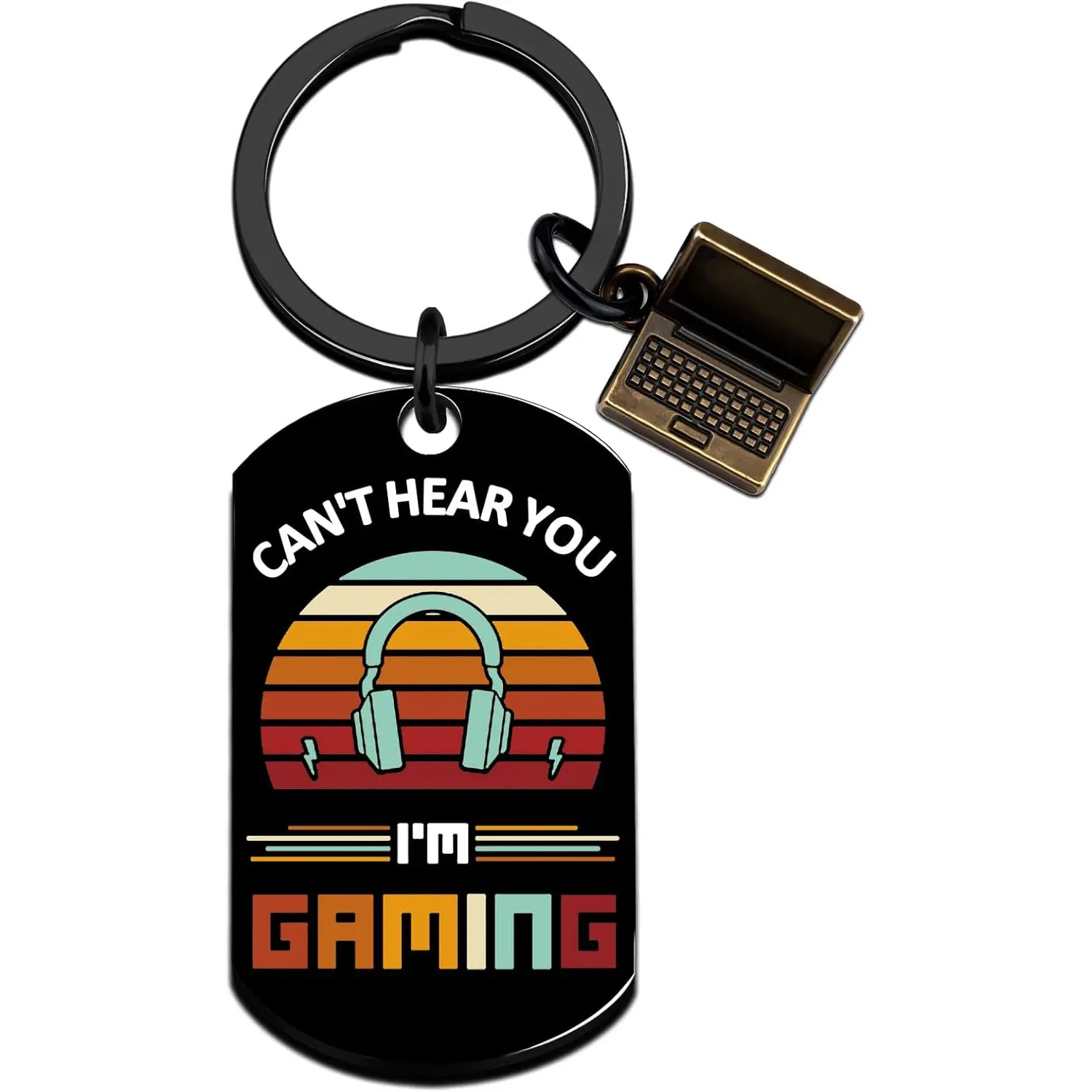 Video Game Keychain for Men Gaming Gift for Game Lovers Birthday Gifts for Boyfriend Cool Gaming Player Gifts for Teenager Husband Funny Gift for Teen Boys