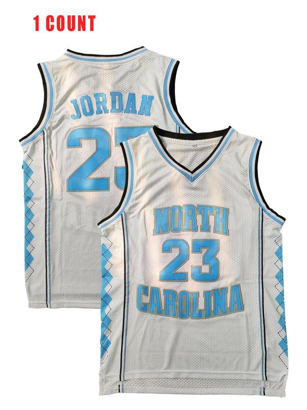 Men's Basketball Jersey Number 23 Embroidered Quick Dry Sports Wear, Jersey Shirts, Casual Loose Fit Outdoor Athletic Shirt for All Seasons