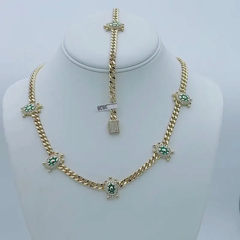 Rodriguezjewerly # 3838 Necklace (5mm) # 3839 Bracelet