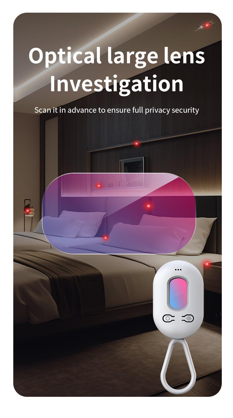 Hidden Camera Detectors, GPS Tracker, Vibration sensor Door and window alarm, Spy Camera Detector,Anti-intrusion, 30H Working Time for Travel, Car, Bathroom, Office, Hotel, Airbnb, Rental